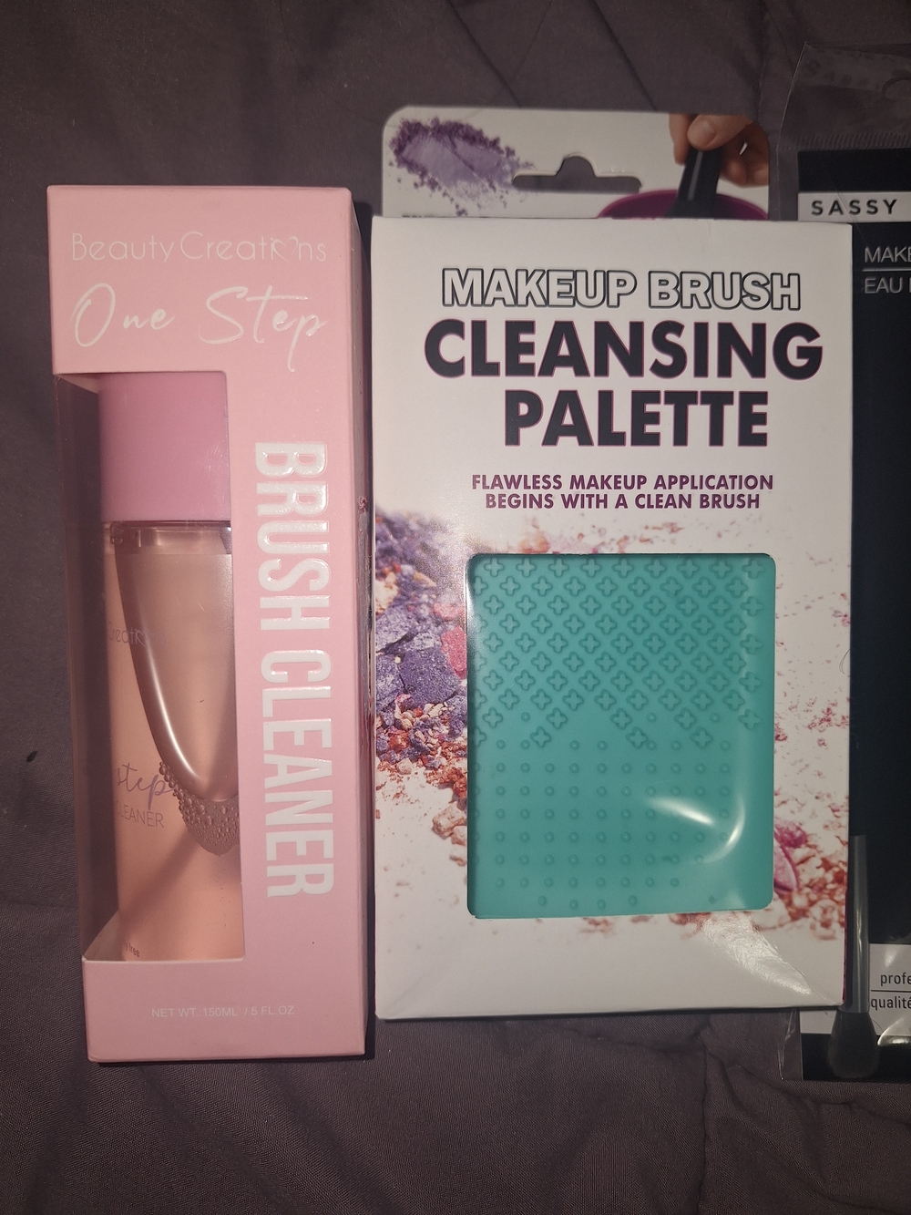 Brush Cleaner With Cleaning Palette